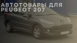 Автотовары для PEUGEOT 207