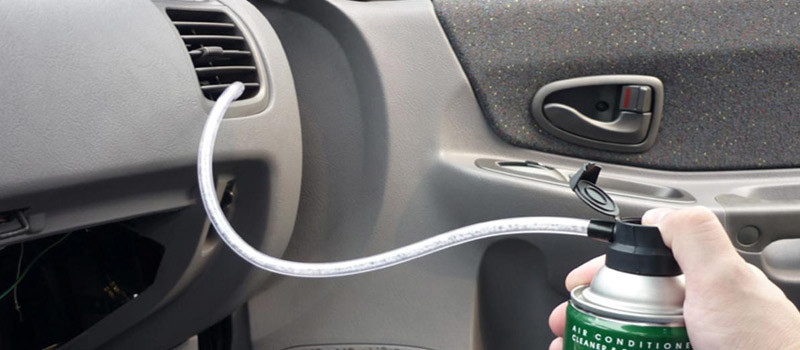 cleaning of the car conditioner