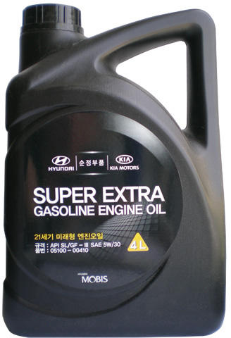 Моторне масло Hyundai SupExtraGas 5W-30 SL/GF-3 4л