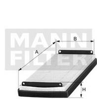 Фільтр салону MANN-FILTER CU 2038