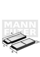 Фильтр салона MANN CU 22 001-2