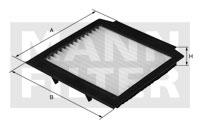 Фільтр салону MANN-FILTER CU 1009