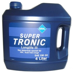 Моторное масло Aral SuperTronic Longlife III SAE 5W-30, 4л