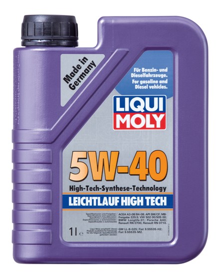 Масло моторное LIQUI MOLY SAE 5W-40 LEICHTLAUF SYNTHOIL HIGH TECH 1л