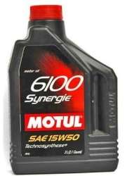 Моторное масло MOTUL 6100 Synergie 15W-50 2л