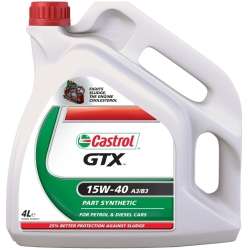Моторное масло CASTROL GTX 15W-40 A3/B3 минералка 4л