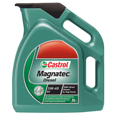 Моторное масло CASTROL 5W-40 B4 Дизель синтетика 4л