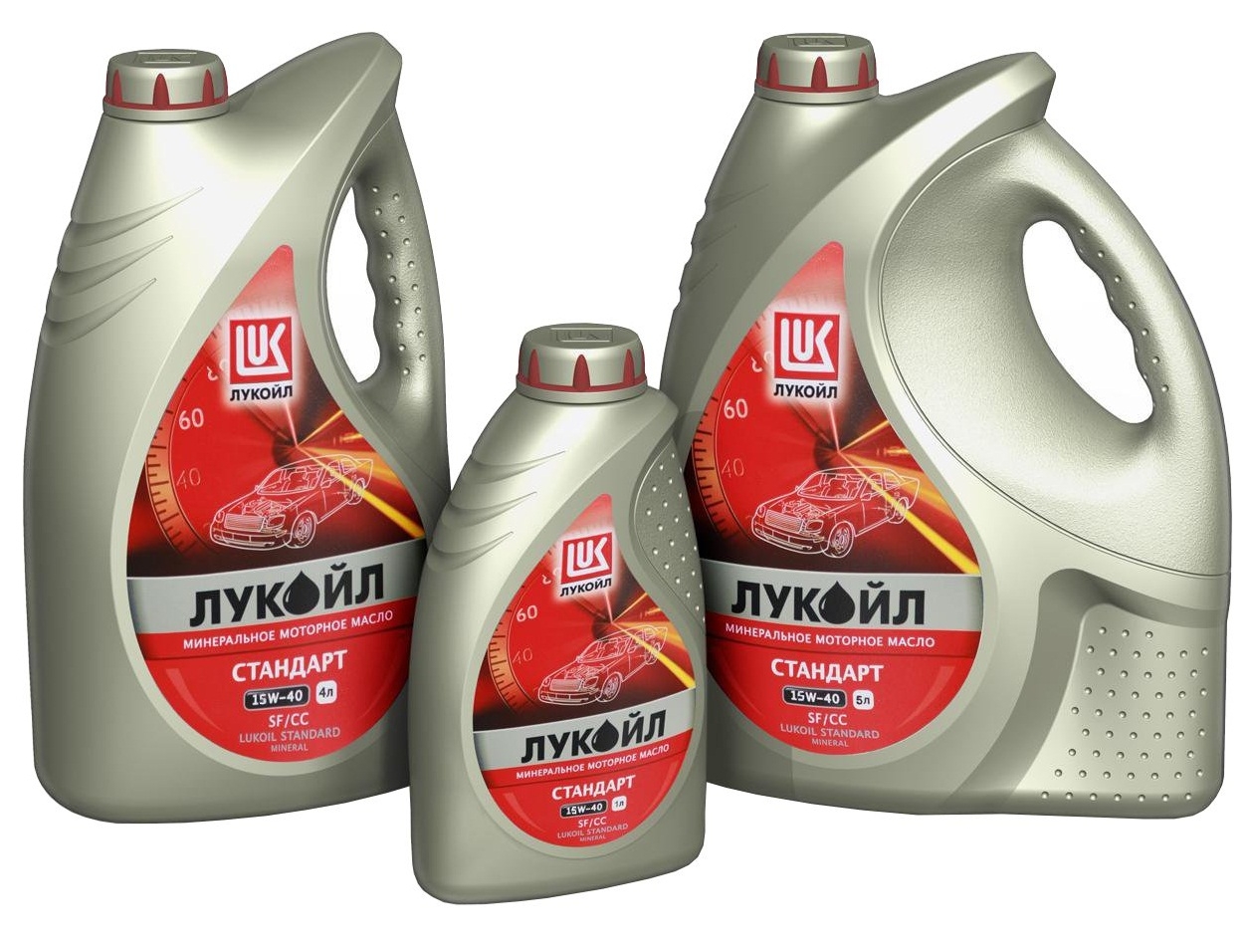 Моторное масло ЛУКОЙЛ СТАНДАРТ 15W-40 SF/CC  1л