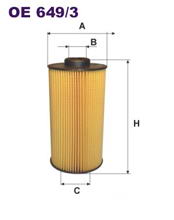 Фильтр масляный Filtron OE 649/3