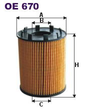 Фильтр масляный Filtron OE 670