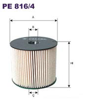 Фильтр топливный Filtron PE 816/4