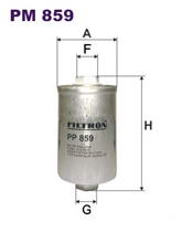 Фильтр топливный Filtron PP 859