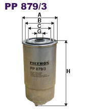 Фильтр топливный Filtron PP 879/3