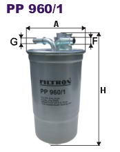 Фильтр топливный Filtron PP 960/1