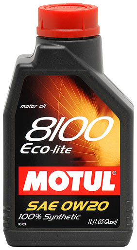 Моторное масло Motul 8100 ECO-lite 0W-20 1л