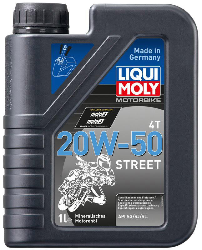 Масло моторное LIQUI MOLY MOTORBIKE 4T 20W-50 STREET 1Л