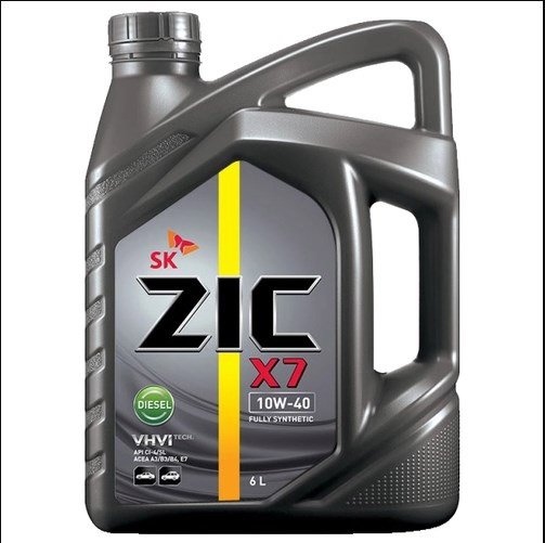 Моторне масло ZIC X7 10W-40 Diesel 6 л