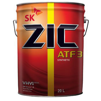 Трансмиссионное масло ZIC ATF 3 20л