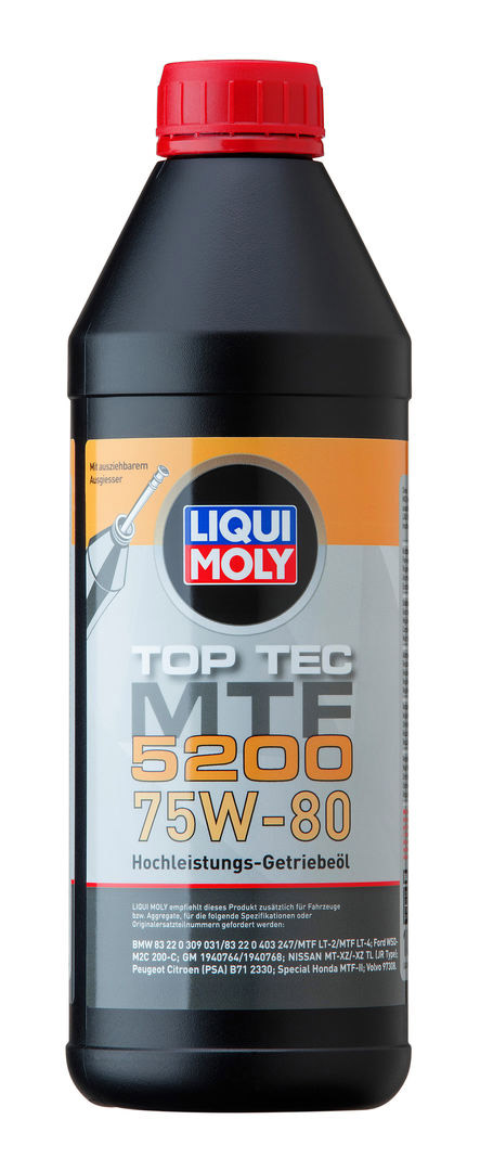 Масло трансмиссионное LIQUI MOLY TOP TEC MTF 5200 75W-80 1Л