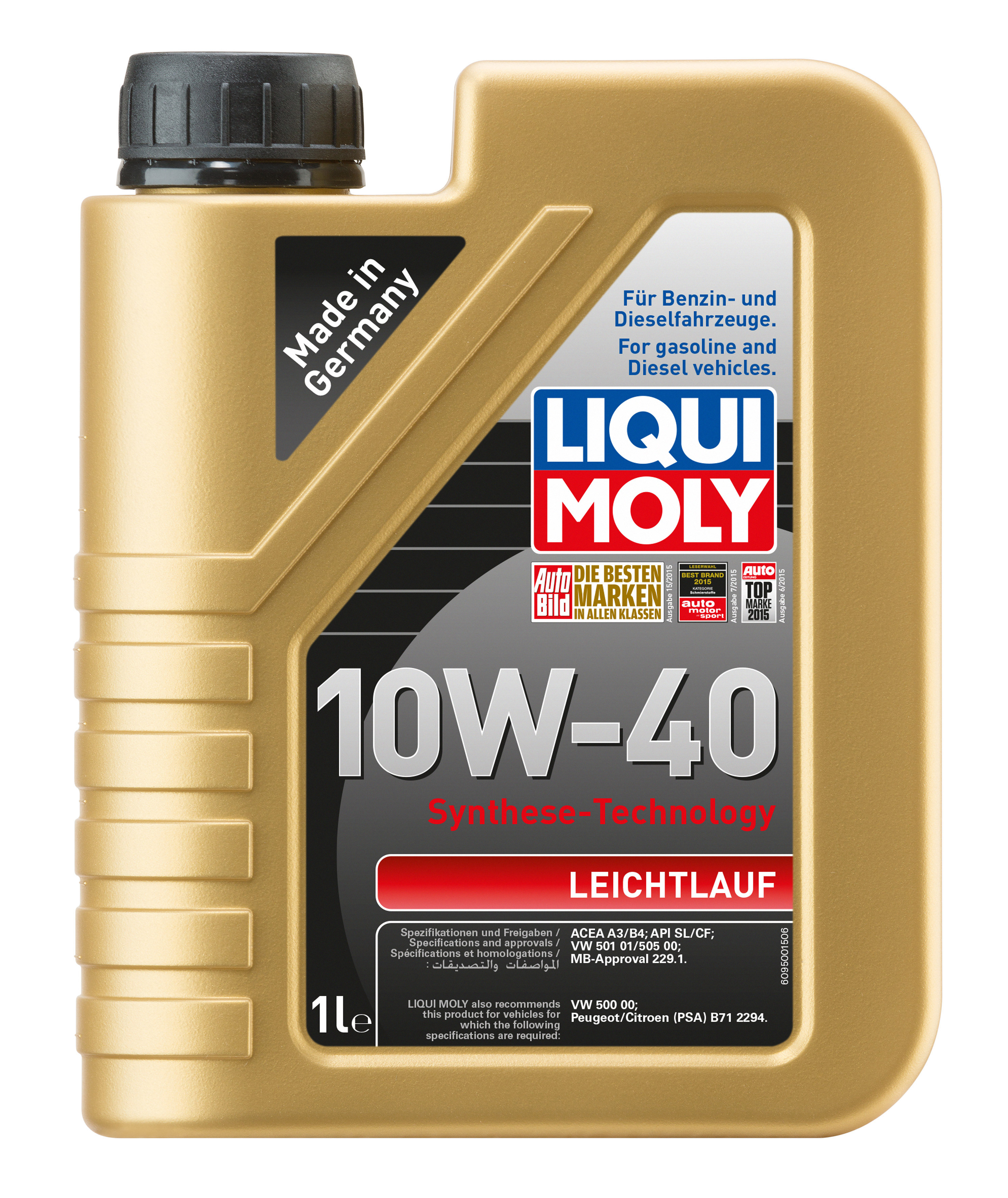 Масло моторное LIQUI MOLY LEICHTLAUF 10W-40 1Л