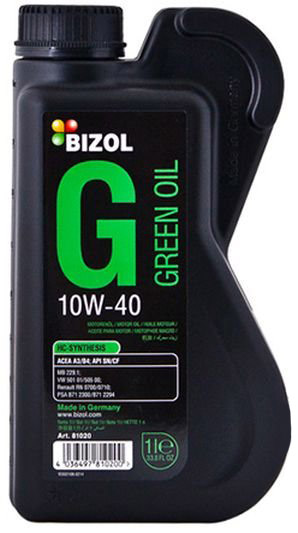 Моторне масло BIZOL Green Oil 10W-40 1л - Фото 1