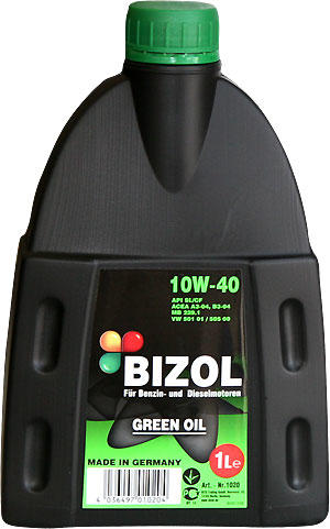 Моторное масло BIZOL Green Oil 10W-40 1л