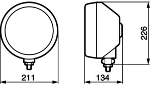 Фара дальнього світла BOSCH 0 986 310 526 - Фото 2