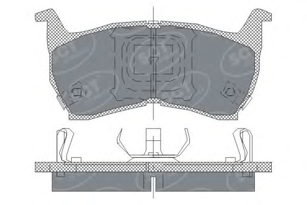 Тормозные колодки SCT SP 147 - Фото 1