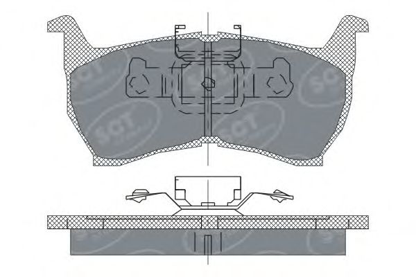 Тормозные колодки SCT SP 147 - Фото 2