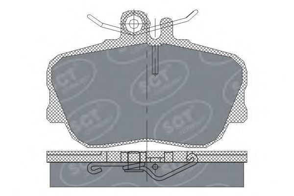 Тормозные колодки SCT SP 234 - Фото 1
