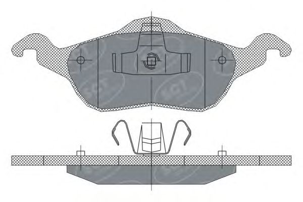 Тормозные колодки SCT SP 237 - Фото 1
