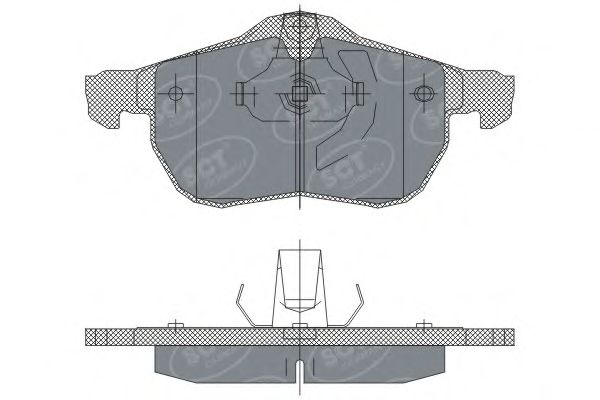 Тормозные колодки SCT SP 243 - Фото 1