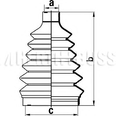 Комплект пыльника ШРУСа HERTH+BUSS JAKOPARTS J2860903