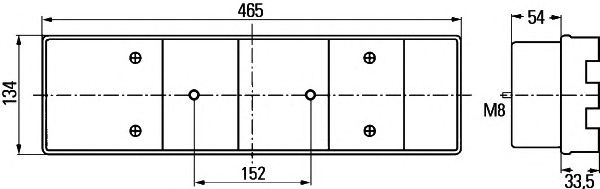 Задний фонарь HELLA 2VP 008 204-081 - Фото 1