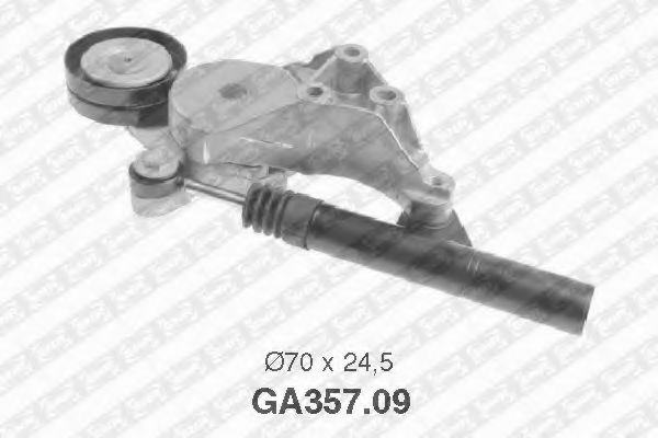 Натяжной ролик поликлинового ремня SNR GA357.09