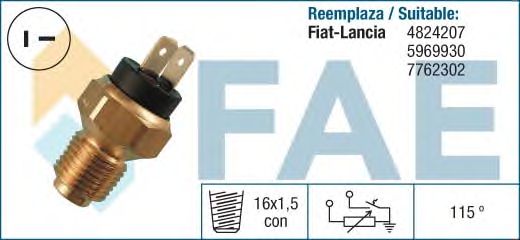 Датчик температуры охлаждающей жидкости FAE 34020