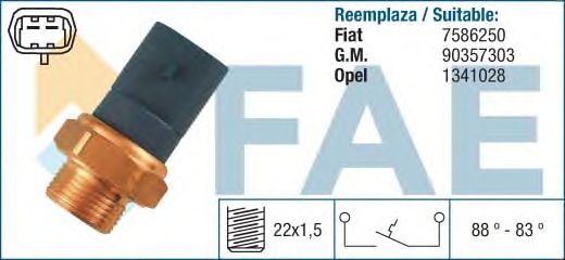 Датчик включения вентилятора FAE 36260