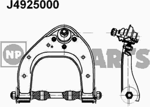 Рычаг подвески NIPPARTS J4925000