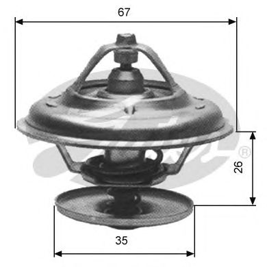 Термостат GATES TH11680G1 - Фото 1