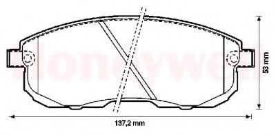 Тормозные колодки JURID 572346J