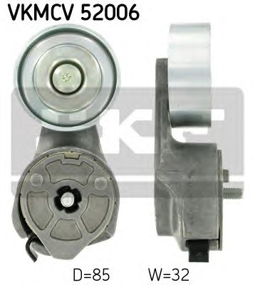 Натяжной ролик поликлинового ремня SKF VKMCV 52006