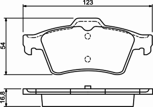 Тормозные колодки BOSCH 0 986 494 032