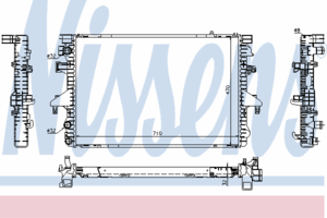 Радиатор охлаждения NISSENS 65282A