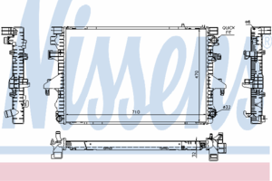 Радиатор охлаждения NISSENS 65283A