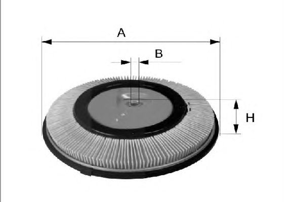 Воздушный фильтр WIX FILTERS WA6303 - Фото 1