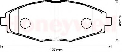 Тормозные колодки JURID 572402J