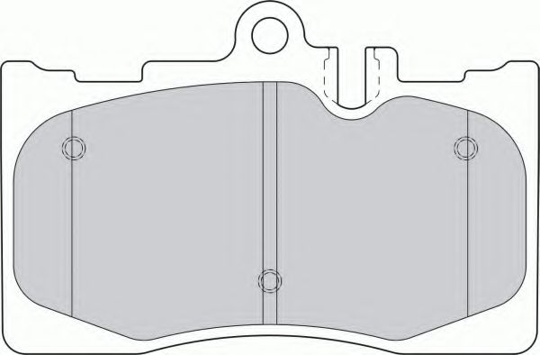 Тормозные колодки FERODO FDB1688