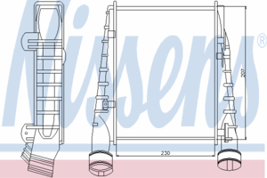 Интеркулер NISSENS 96680