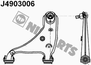 Рычаг подвески NIPPARTS J4903006