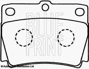 Тормозные колодки BLUE PRINT ADC44248 - Фото 1